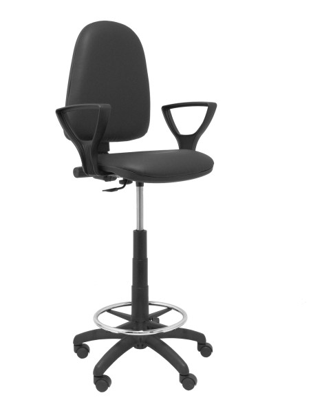 TABURETE AYNA BRAZOS SIMILPIEL NEGRO T04CPSPNEBGOLF