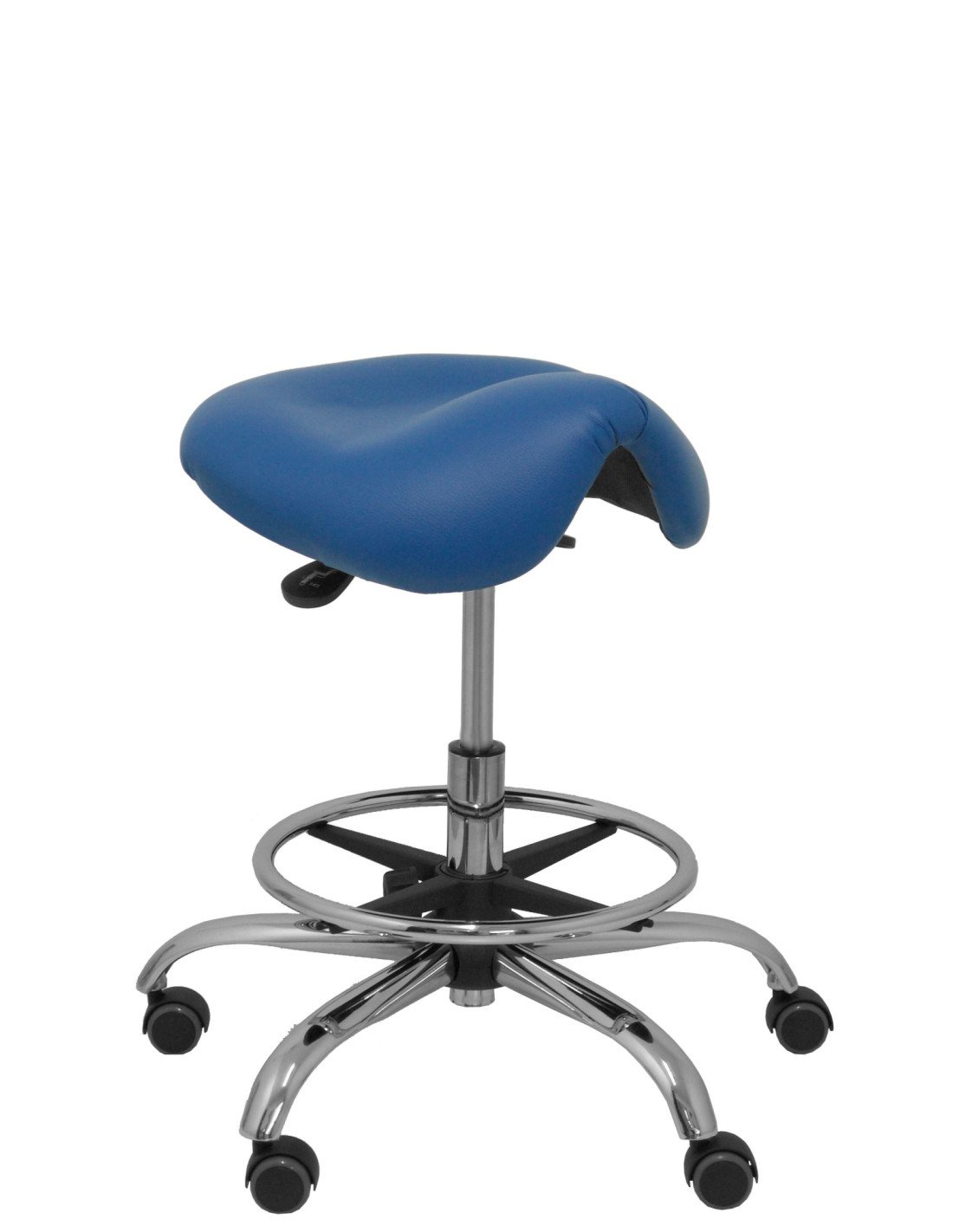 TABURETE ALATOZ SIMILPIEL AZUL T16SPAZ