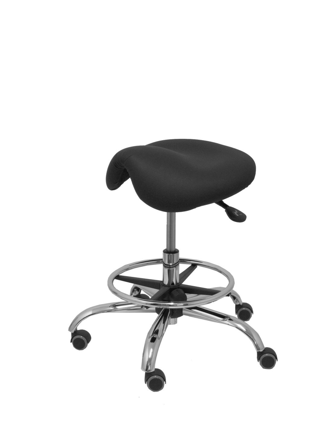 TABURETE ALATOZ SIMILPIEL NEGRO T16SPNE