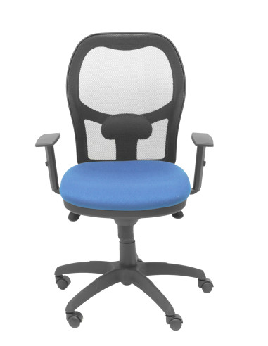 SILLA JORQUERA MALLA NEGRO ASIENTO BALI AZUL MARINO 15SNBALI200