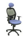 SILLA JORQUERA MALLA NEGRO CABECERO FIJO ASIENTO BALI AZUL 15SNBALI261C