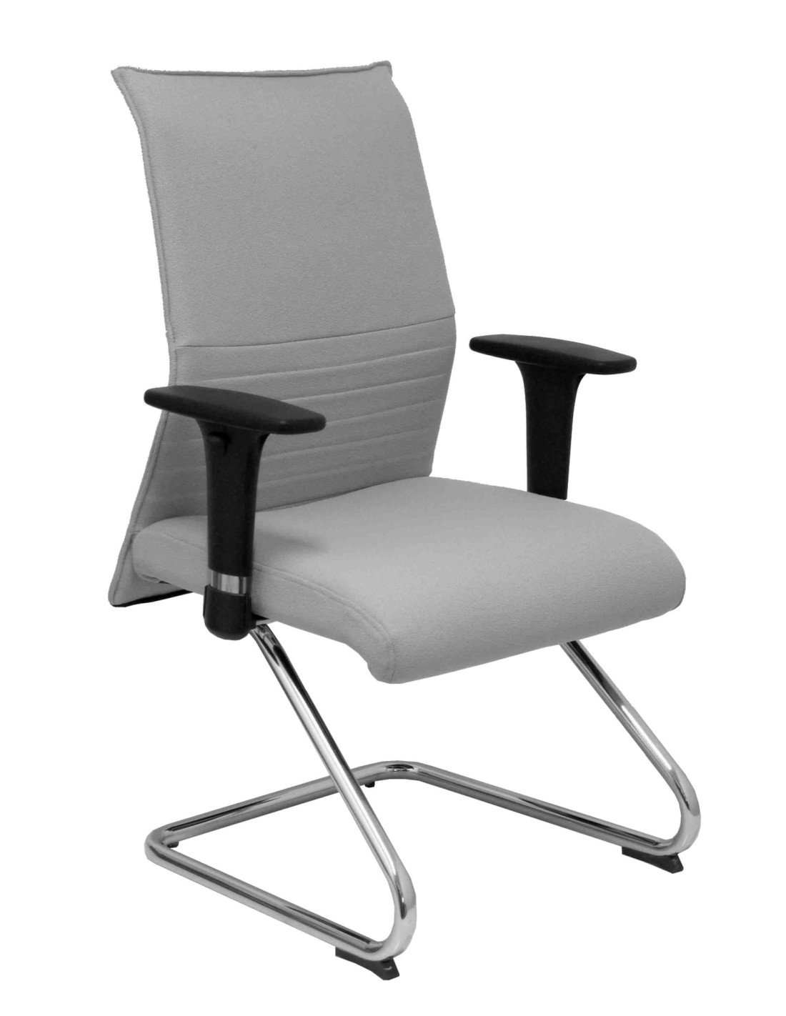SILLON ALBACETE CONFIDENTE PATIN BALI GRIS CLARO 208CPBALI40
