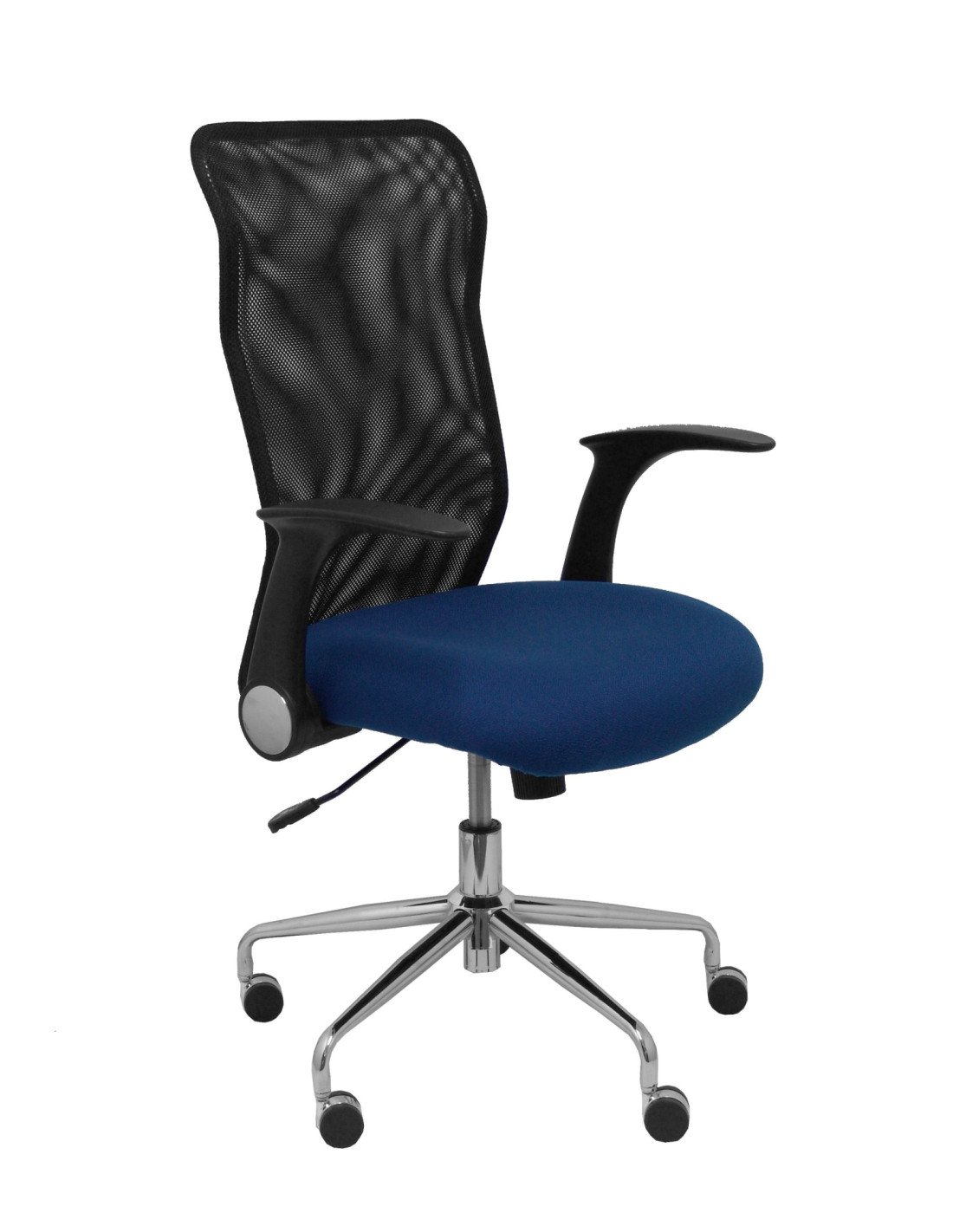 SILLA MINAYA RESPALDO MALLA NEGRO ASIENTO BALI AZUL MARINO 4031BALI200