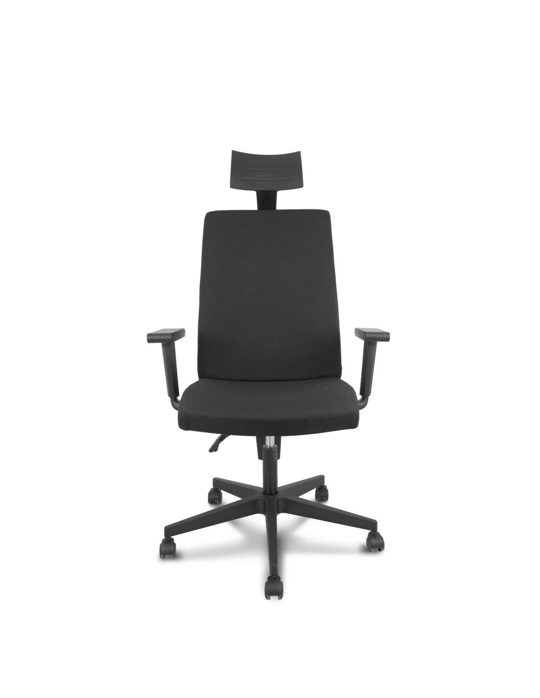 SILLA LEZUZA ARAN BRAZOS REGULABLES CABECERO NEGRO 322NECC