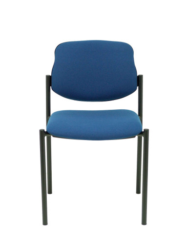 SILLA FIJA VILLALGORDO CHASIS NEGRO BALI AZUL MARINO 27NBALI200