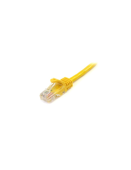 StarTech.com Cable de 2m Amarillo de Red Fast Ethernet Cat5e RJ45 sin Enganche - Cable Patch Snagless