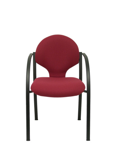 PACK 2 SILLAS HELLIN CHASIS NEGRO BALI ROJO PACK220NBALI933