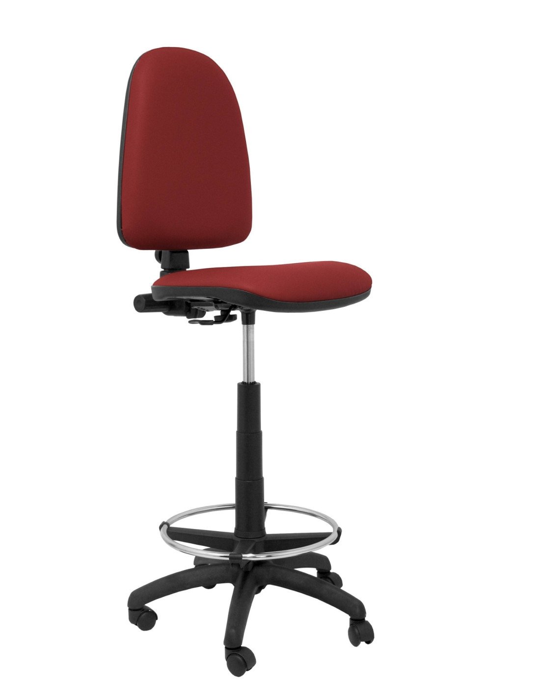 TABURETE AYNA SIMILPIEL ROJO T04CPSPGRA