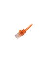 StarTech.com Cable de Red de 7m Naranja Cat5e Ethernet RJ45 sin Enganches