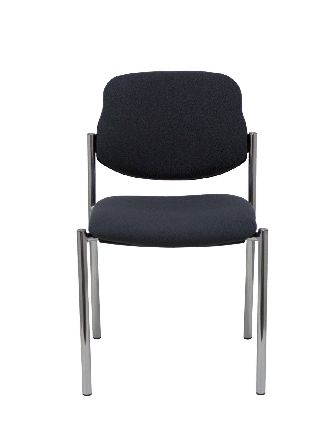 SILLA FIJA VILLALGORDO CHASIS CROMO BALI GRIS 27CRBALI600