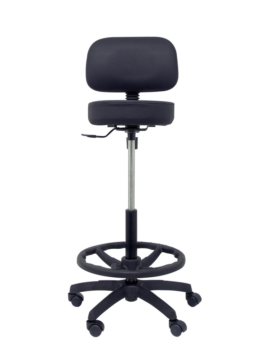 TABURETE LLANOS SIMILPIEL NEGRO T01CLSPNE