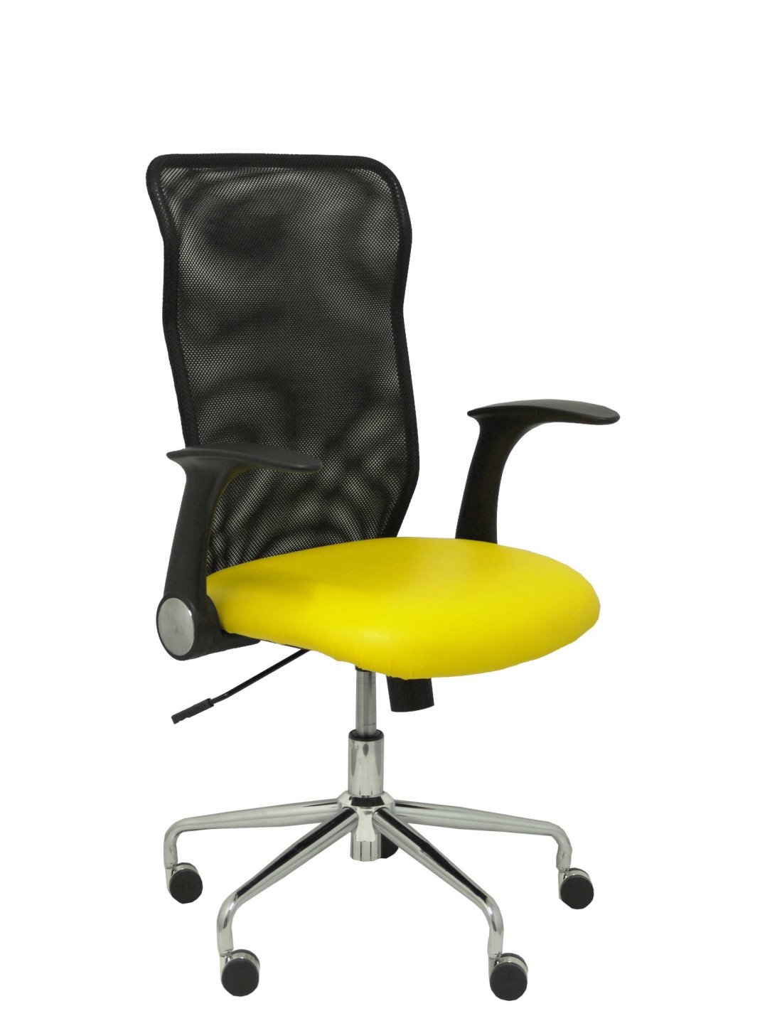 SILLA MINAYA SIMILPIEL AMARILLO 4031SP100