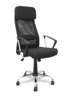 SILLA ESTERAS TELA NEGRO 32DBD840