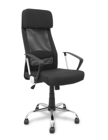 SILLA ESTERAS TELA NEGRO 32DBD840