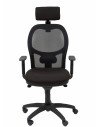 SILLA JORQUERA MALLA NEGRO CABECERO REGULABLE ASIENTO BALI NEGRO 15SNBALI840CRG