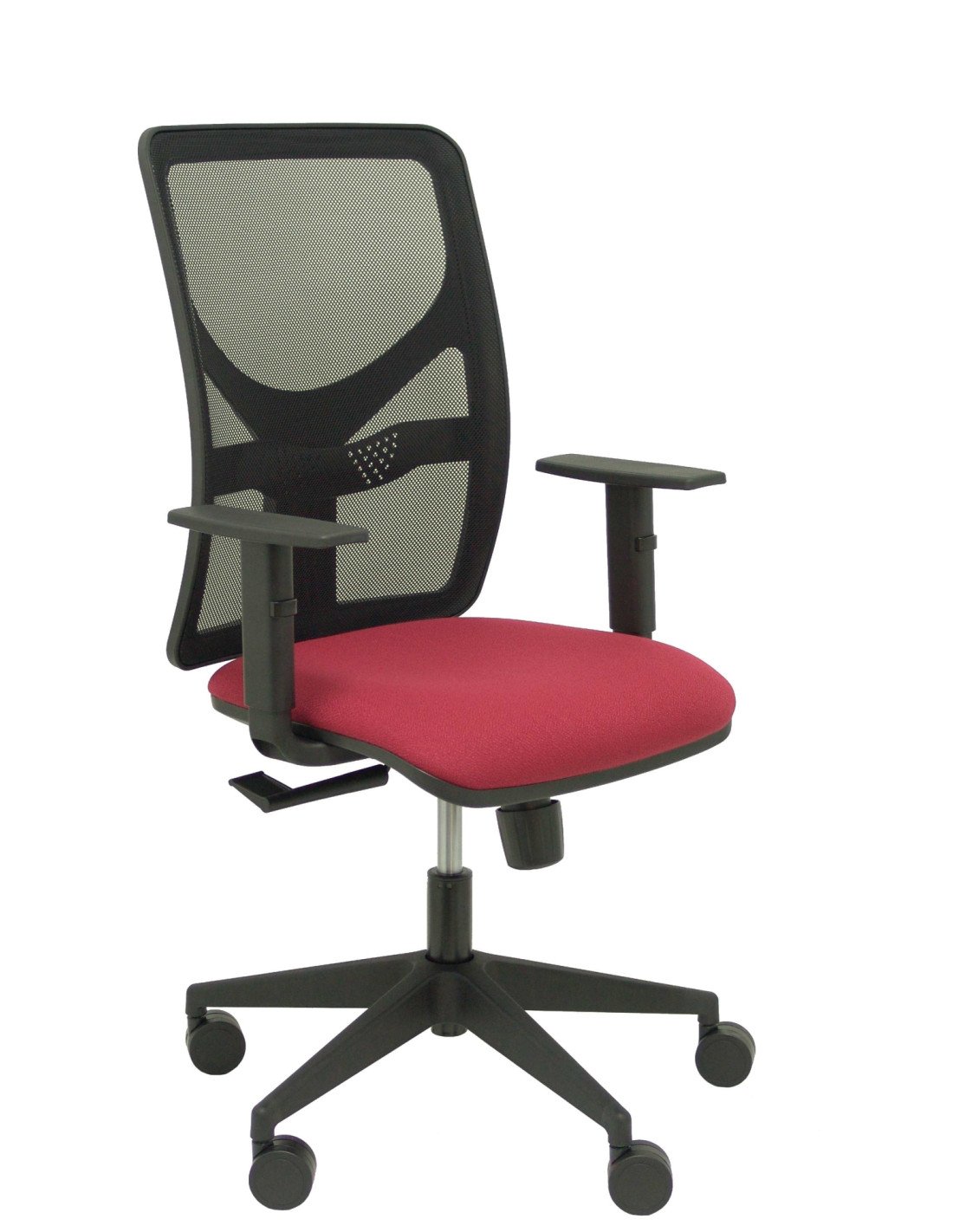 SILLA MOTILLA MALLA NEGRO BRAZO REGULABLE ASIENTO BALI ROJO 21SM840B933B10CRN65