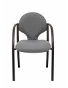 PACK 2 SILLAS HELLIN CHASIS NEGRO BALI GRIS PACK220PTNB220