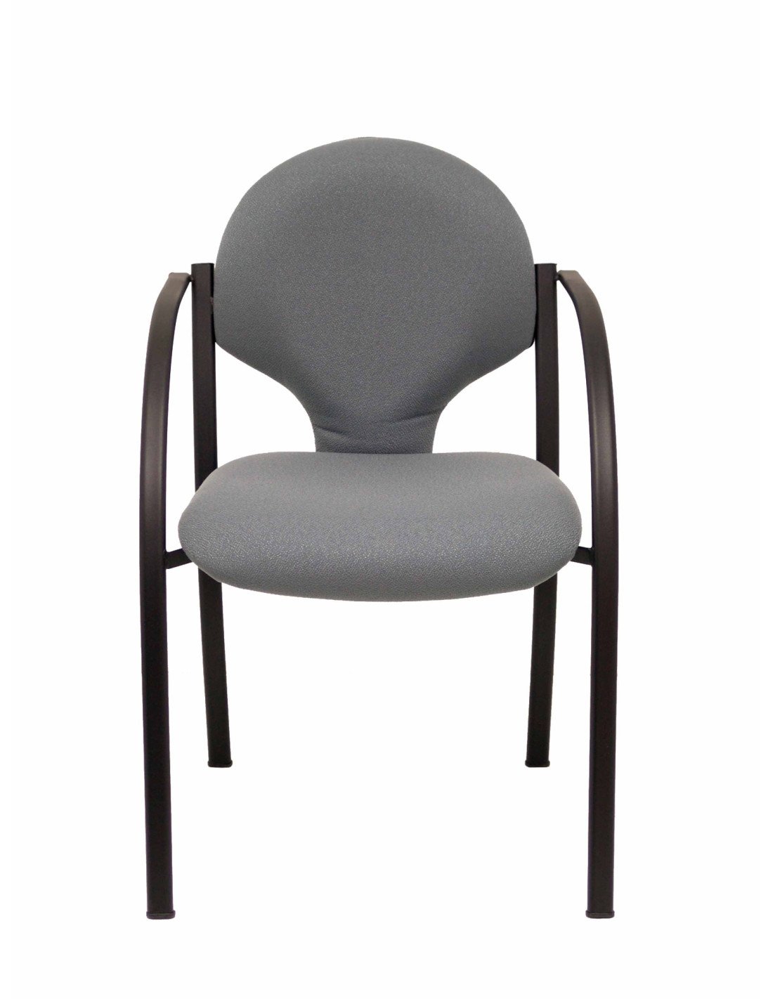 PACK 2 SILLAS HELLIN CHASIS NEGRO BALI GRIS PACK220PTNB220