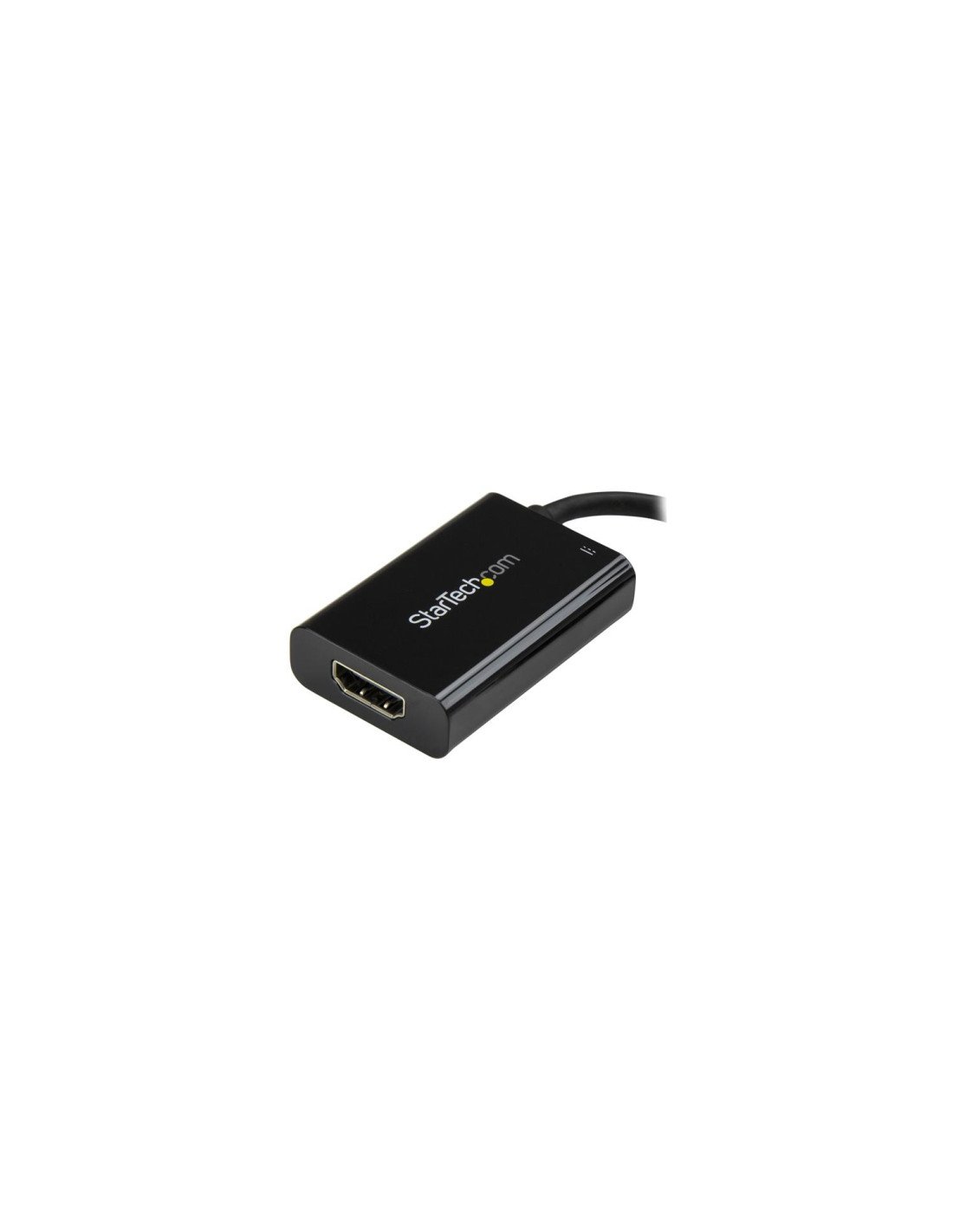 StarTech.com Adaptador USB-C a HDMI 4K con Entrega de Alimentación por USB - 60 Watts - Negro