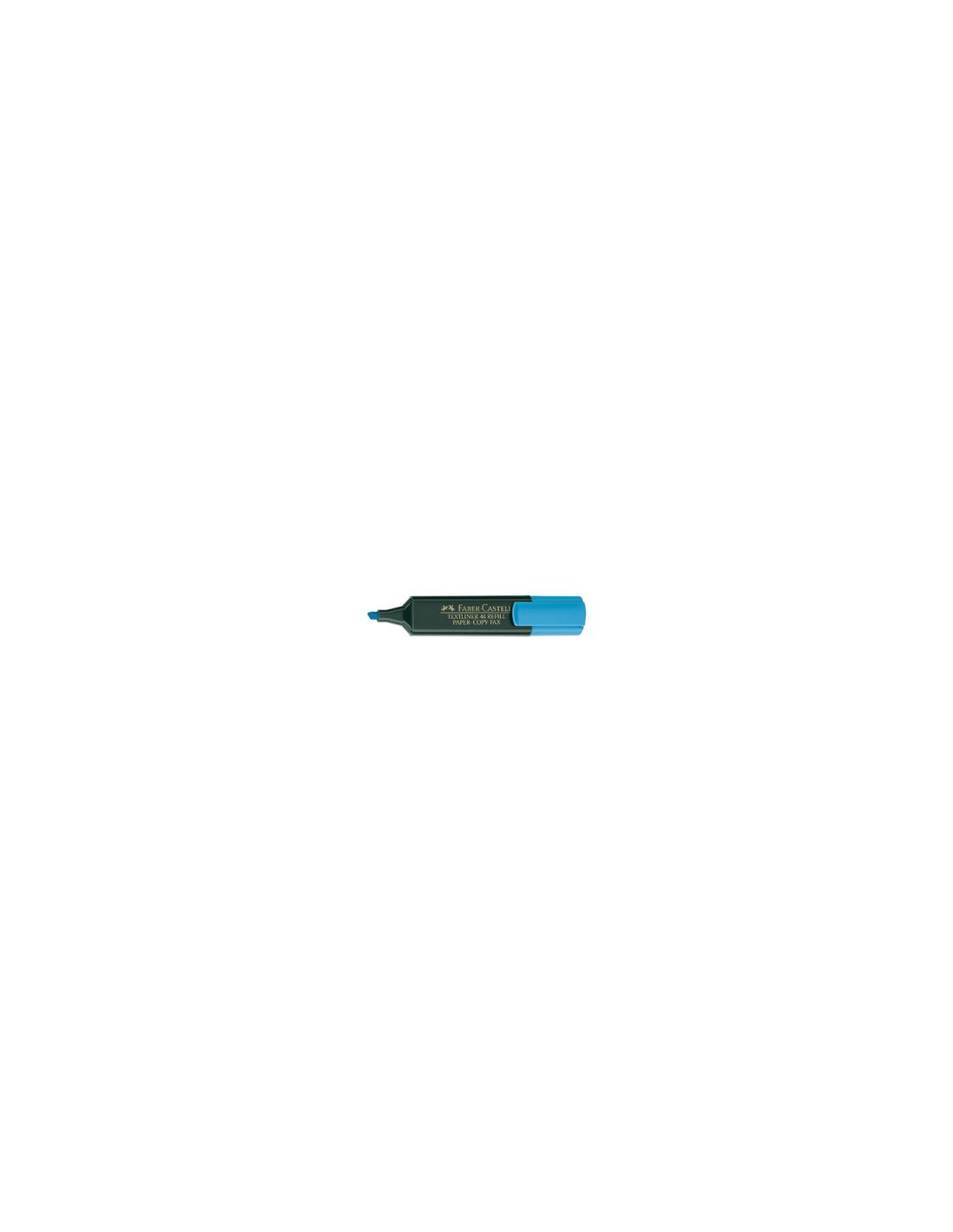 FABERCASTELL 154851 MARCADOR FLUORESCENTE PUNTA BISELADA 1 5 MM AZUL FAB154851