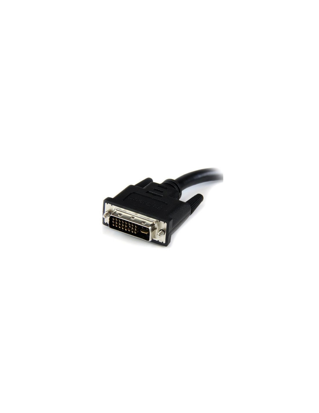 StarTech.com Adaptador Conversor de 20cm DVI-I a VGA - DVI-I Macho - HD15 Hembra - Cable Convertidor Negro