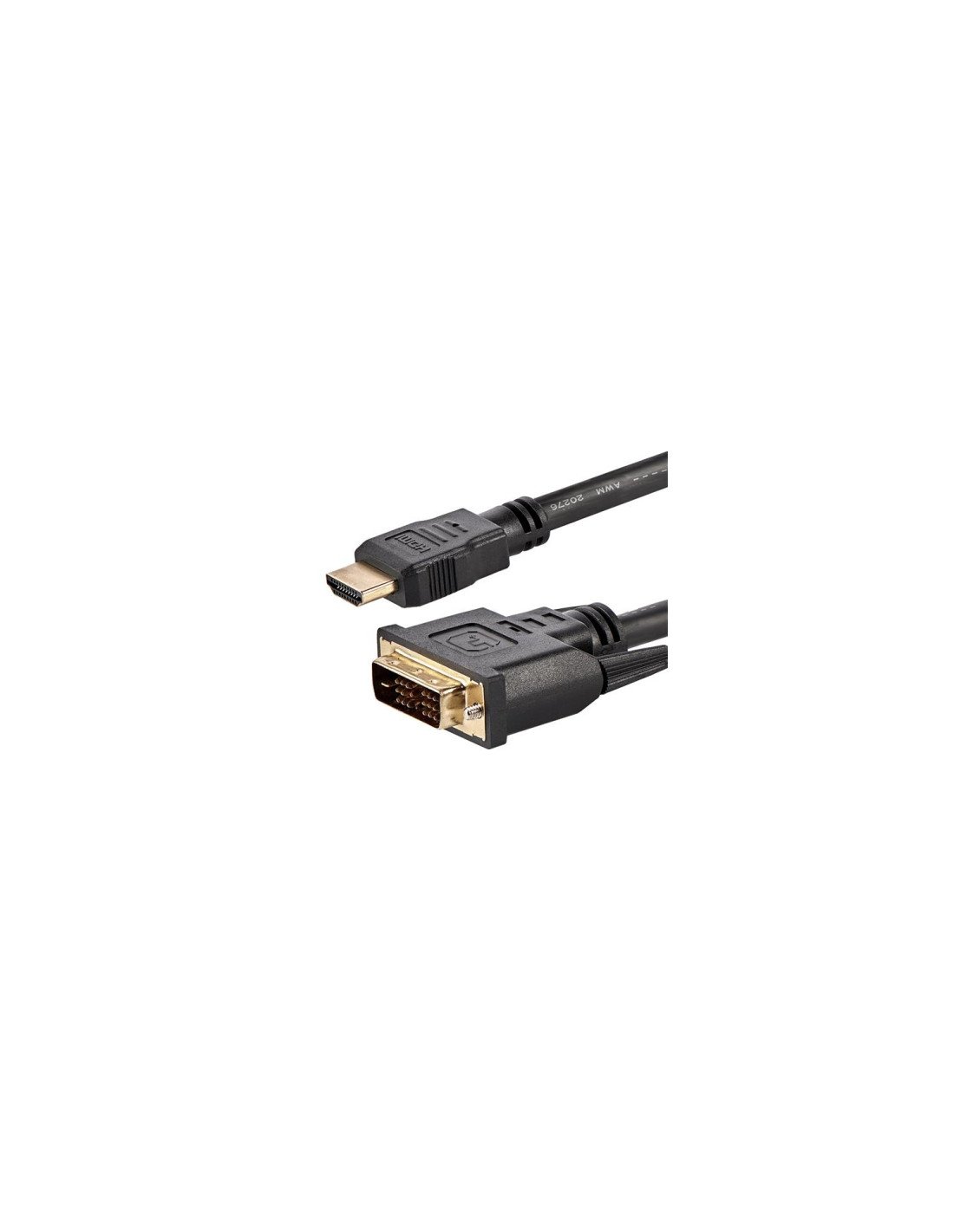 StarTech.com Cable Adaptador Conversor HDMI a DVI-D de 1.8m - Macho a Macho - Convertidor de VÍ­deo - Negro