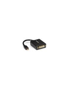 StarTech.com Adaptador Conversor de VÍ­deo Mini DisplayPort a DVI - Convertidor DP Pasivo - 1920x1200 - Negro