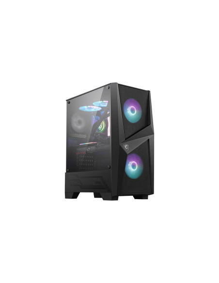 MSI MAG Forge 100M Midi Tower Negro, Transparente