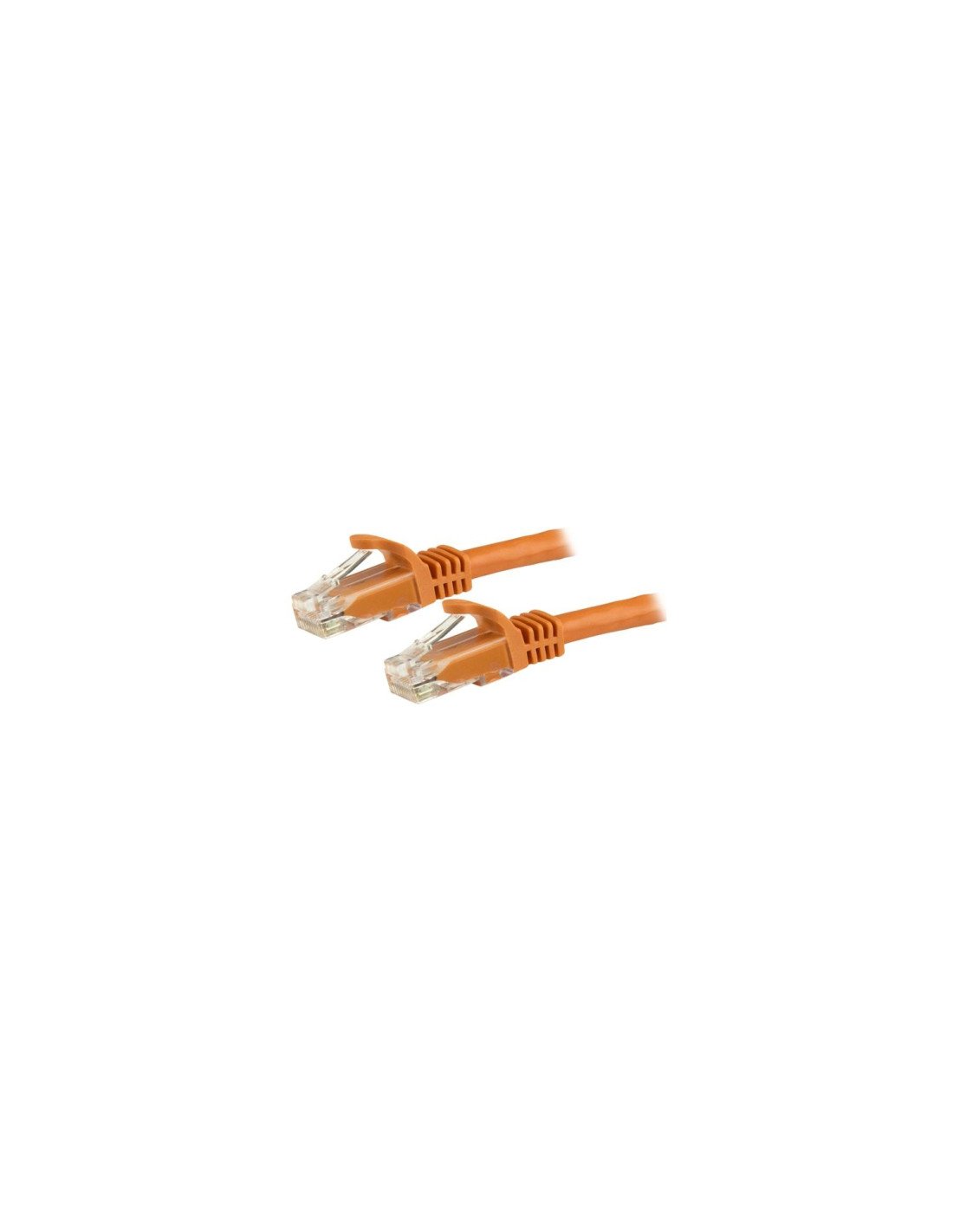 StarTech.com Cable de red Cat6 Ethernet RJ45 sin Enganches UTP 24AWG - 1.5m Naranja