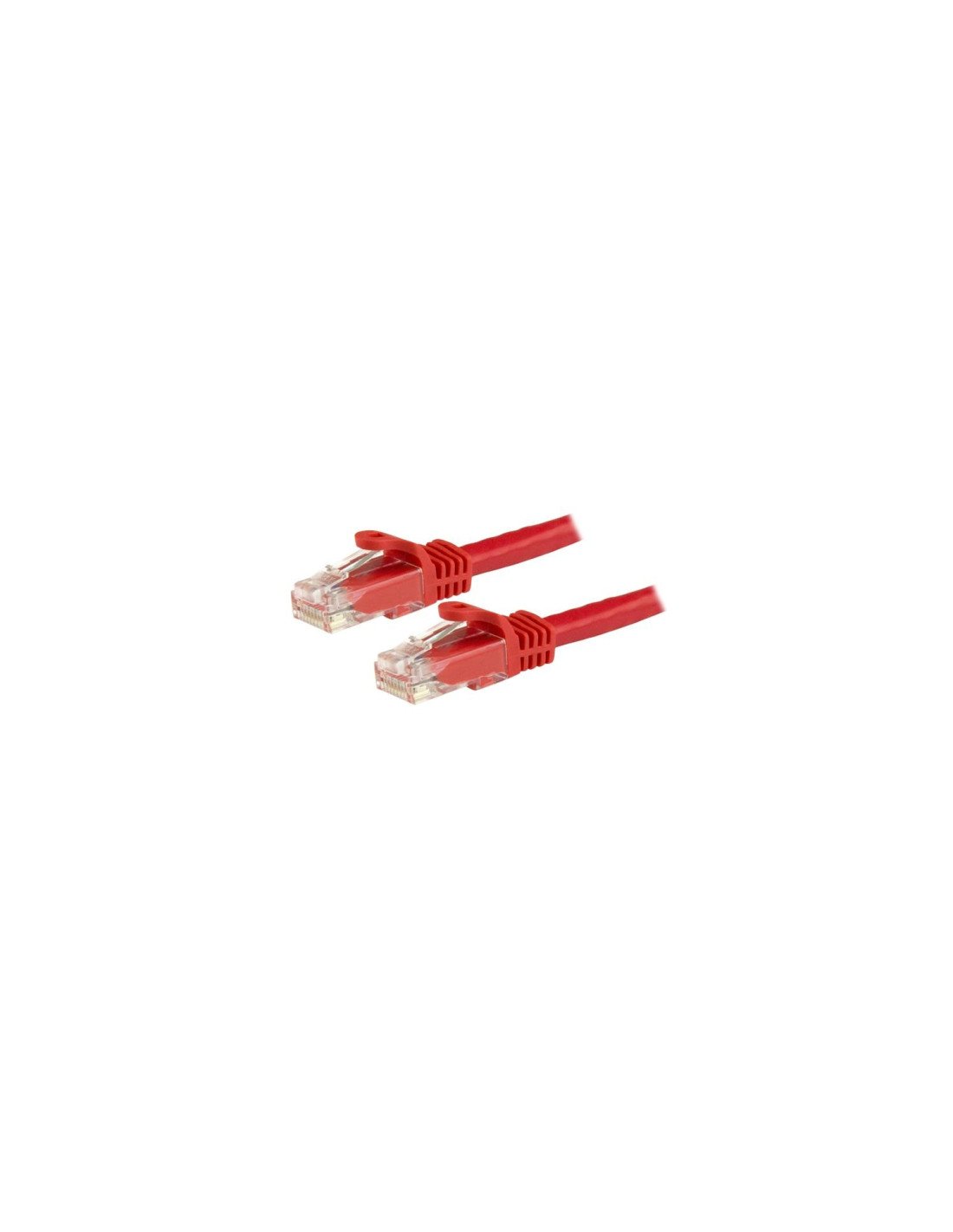 StarTech.com Cable de red Cat6 Ethernet RJ45 sin Enganches UTP 24AWG - 1.5m Rojo