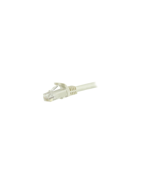 StarTech.com Cable de Red Ethernet Cat6 Snagless de 3m Blanco - Cable Patch RJ45 UTP - N6PATC3MWH