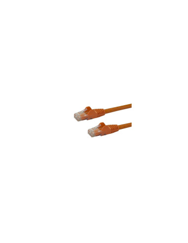 StarTech.com Cable de Red de 0,5m Naranja Cat6 UTP Ethernet Gigabit RJ45 sin Enganches - N6PATC50CMOR
