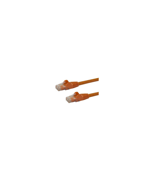 StarTech.com Cable de Red de 0,5m Naranja Cat6 UTP Ethernet Gigabit RJ45 sin Enganches - N6PATC50CMOR