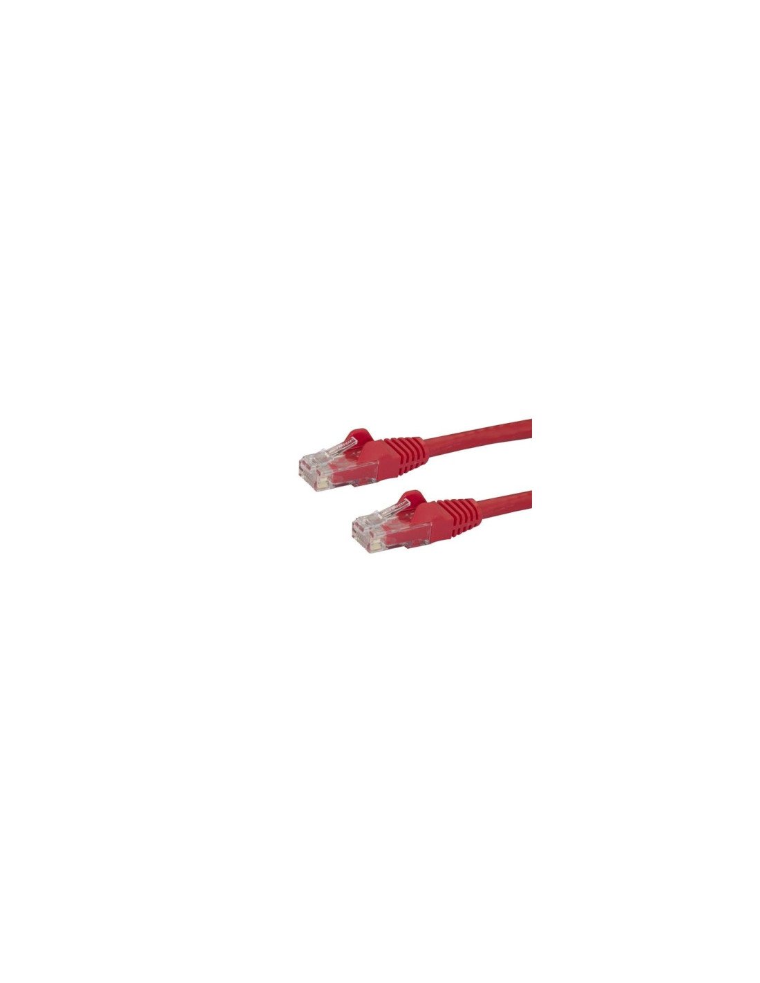StarTech.com Cable de Red de 0,5m Rojo Cat6 UTP Ethernet Gigabit RJ45 sin Enganches - N6PATC50CMRD