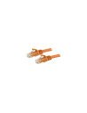 StarTech.com Cable de Red Ethernet Cat6 Sin Enganche de 5m Naranja - Cable Patch Snagless RJ45 UTP - N6PATC5MOR