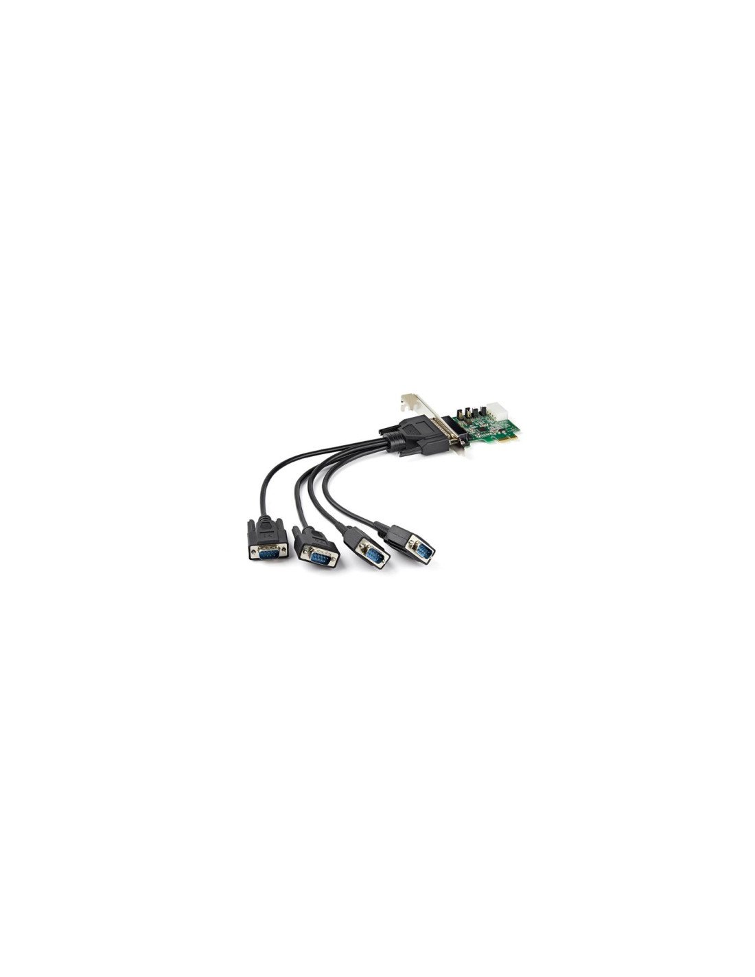 StarTech.com Tarjeta PCI Express Serie de 4 Puertos RS232 UART 16950
