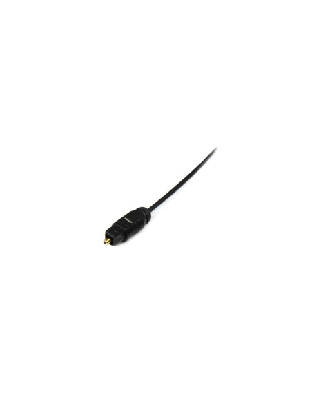 StarTech.com Cable 4.5m TosLink Audio Digital Optico SPDIF Delgado - Negro