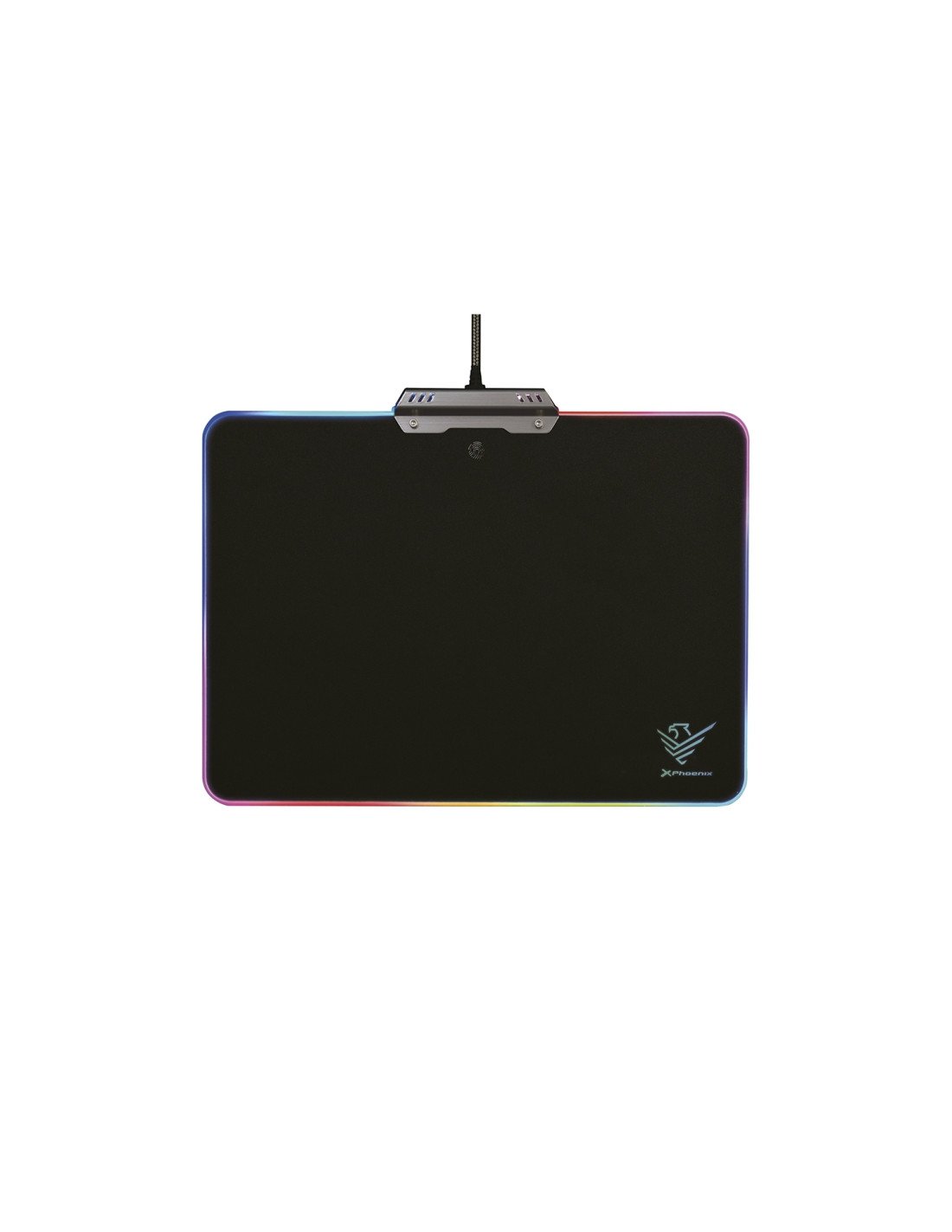 Alfombrilla phoenix gaming 10 modos de iluminacion usb negro PHFACTOR-XPAD
