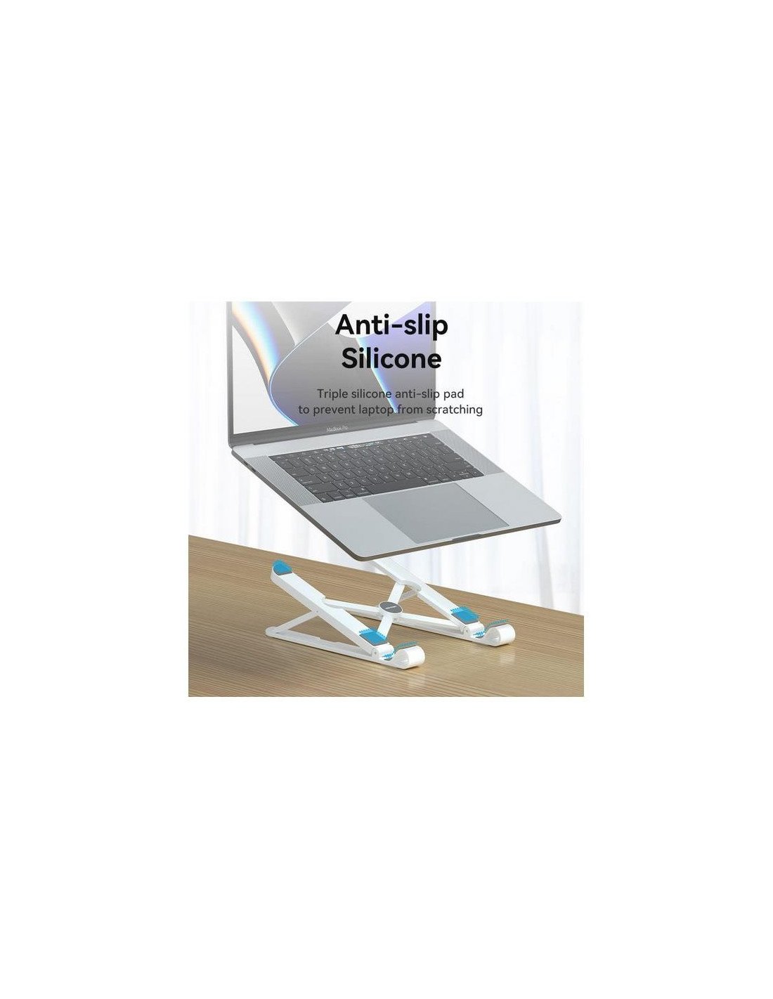 SOPORTE VENTION SOBREMESA PARA NOTEBOOK/TABLET HASTA 17.3 REG.ALTURA WHITE