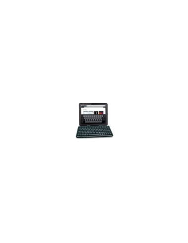 Mini teclado phoenix inalambrico bluetooth keytablet multimedia soporte universal para tablet ipad negro PHKEYTABLET