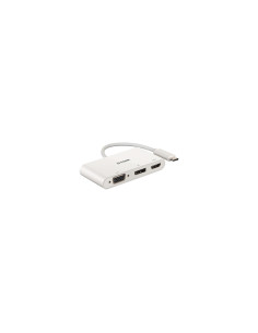 D-link DUB-V310 Base para portátil y replicador de puertos alámbrico USB 3.1 Type-C a Hdmi Vga Displayport Blanco