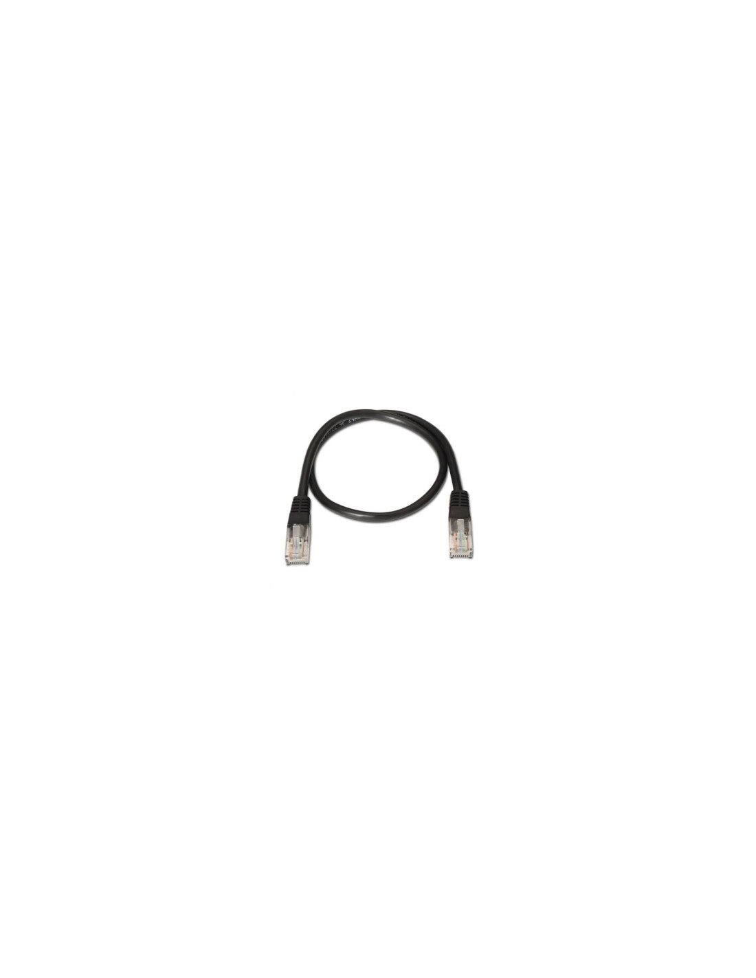 Latiguillo de red aisens rj45 utp cat5e 1m negro A133-0203