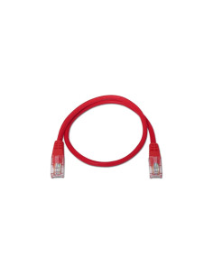 AISENS A133-0187 cable de red Rojo 0,5 m Cat5e U/UTP (UTP) 2