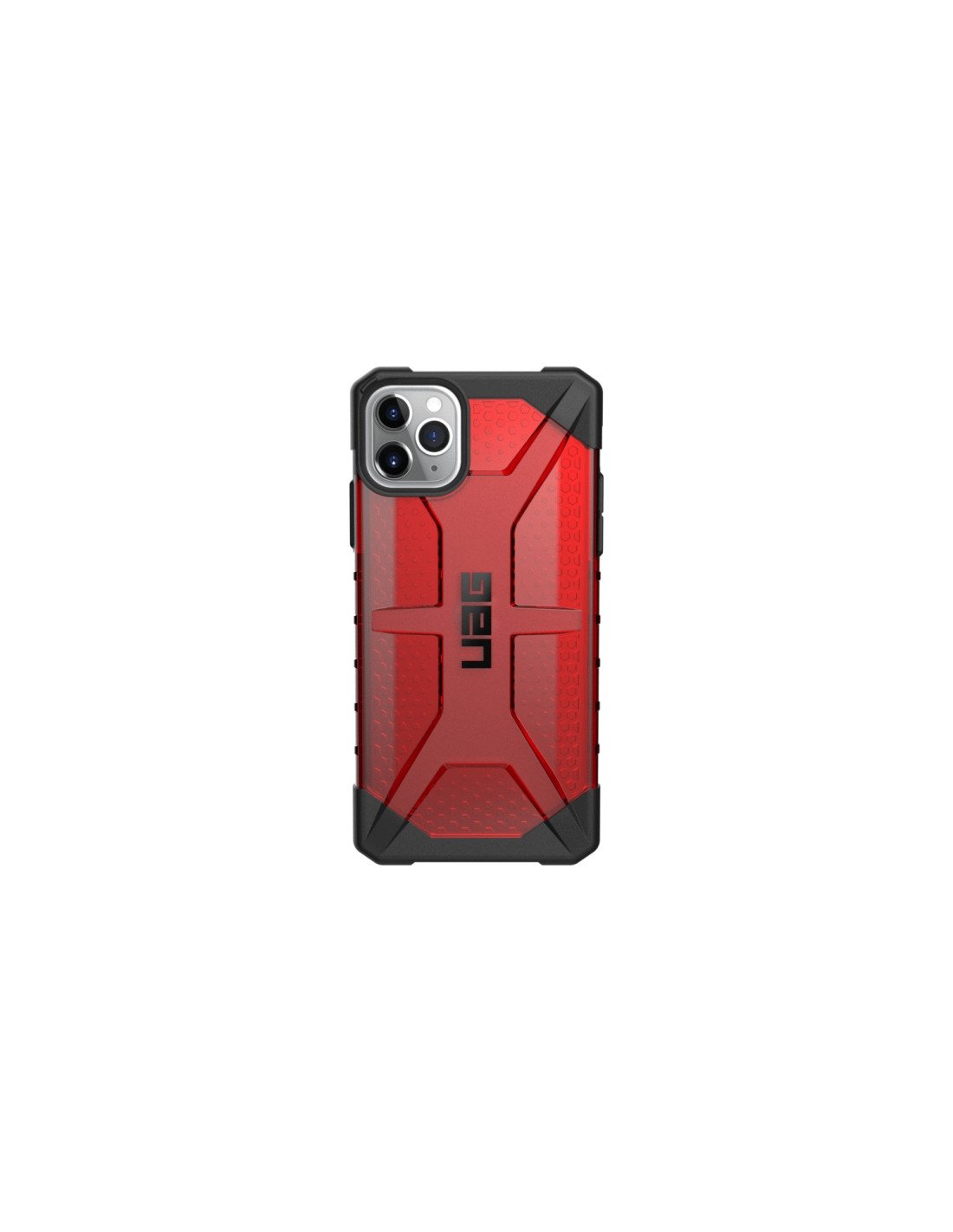 Funda uag urban armor gear plasma magma apple iphone 11 pro max negro rojo 111723119393