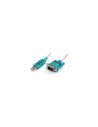 StarTech.com Cable adaptador usb 2.0 a puerto serie serial RS232 DB9 pc mac linux 0.9m azul transparente ICUSB232SM3