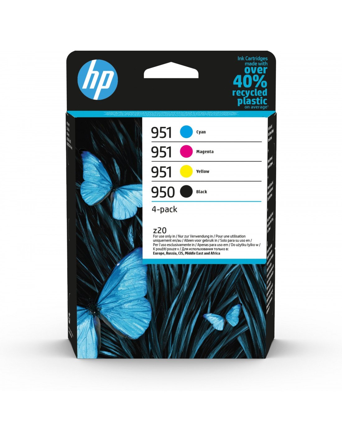 HP 950 Y 951 Cartuchos Tinta Original Pack Cian/Magenta/Amarillo