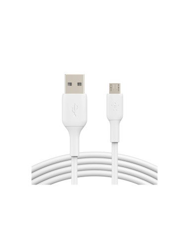 Cable Belkin usb tipo-a macho a micro usb -b macho 1m blanco CAB005BT1MWH