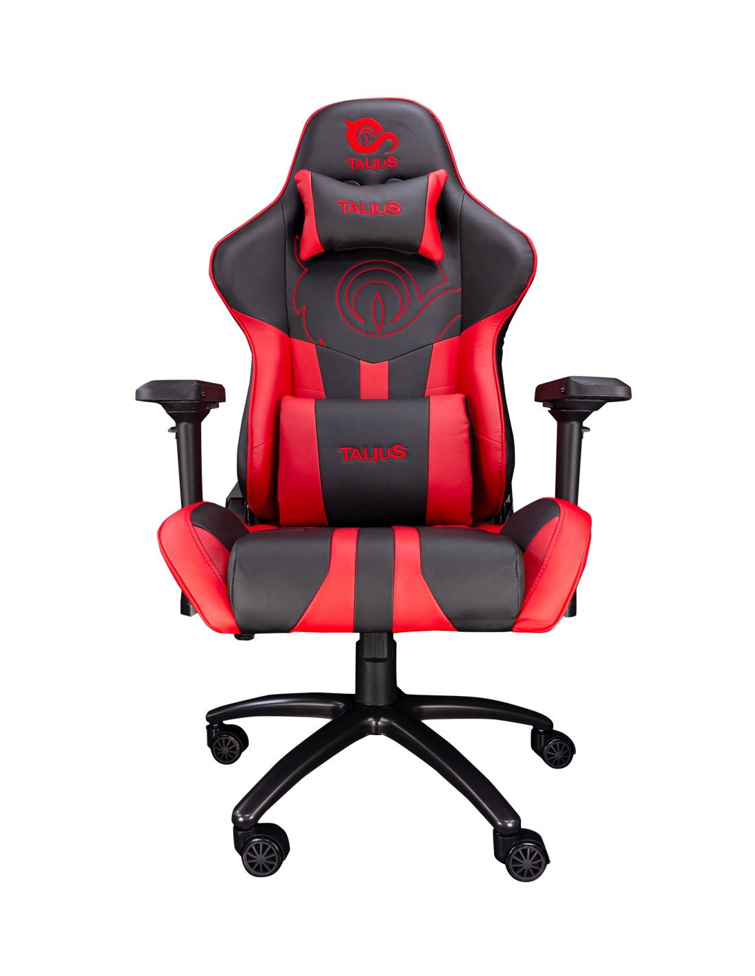 TALIUS Silla Viper Gaming Black/Red, 4D, Butterfly, Base Metal, Ruedas 60mm Nylon, Gas Clase 4