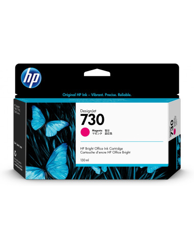 HP Cartucho de tinta DesignJet 730 magenta de 130 ml