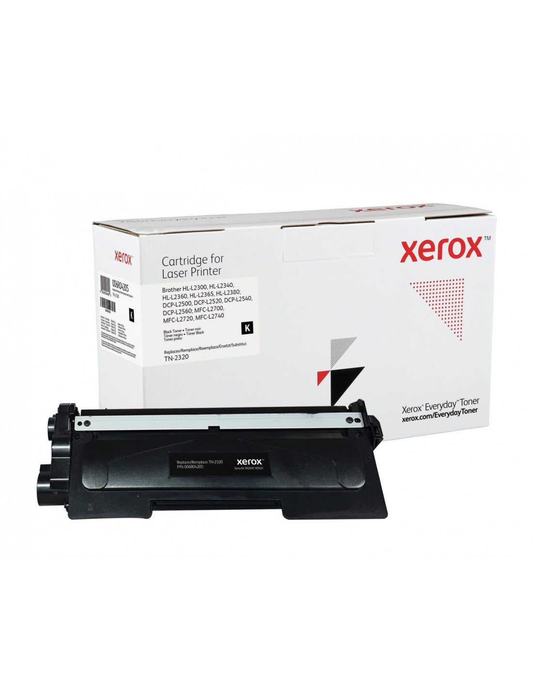 Toner xerox mono everyday negro compatible con brother TN-2320 equivalente de 2600 paginas 006R04205